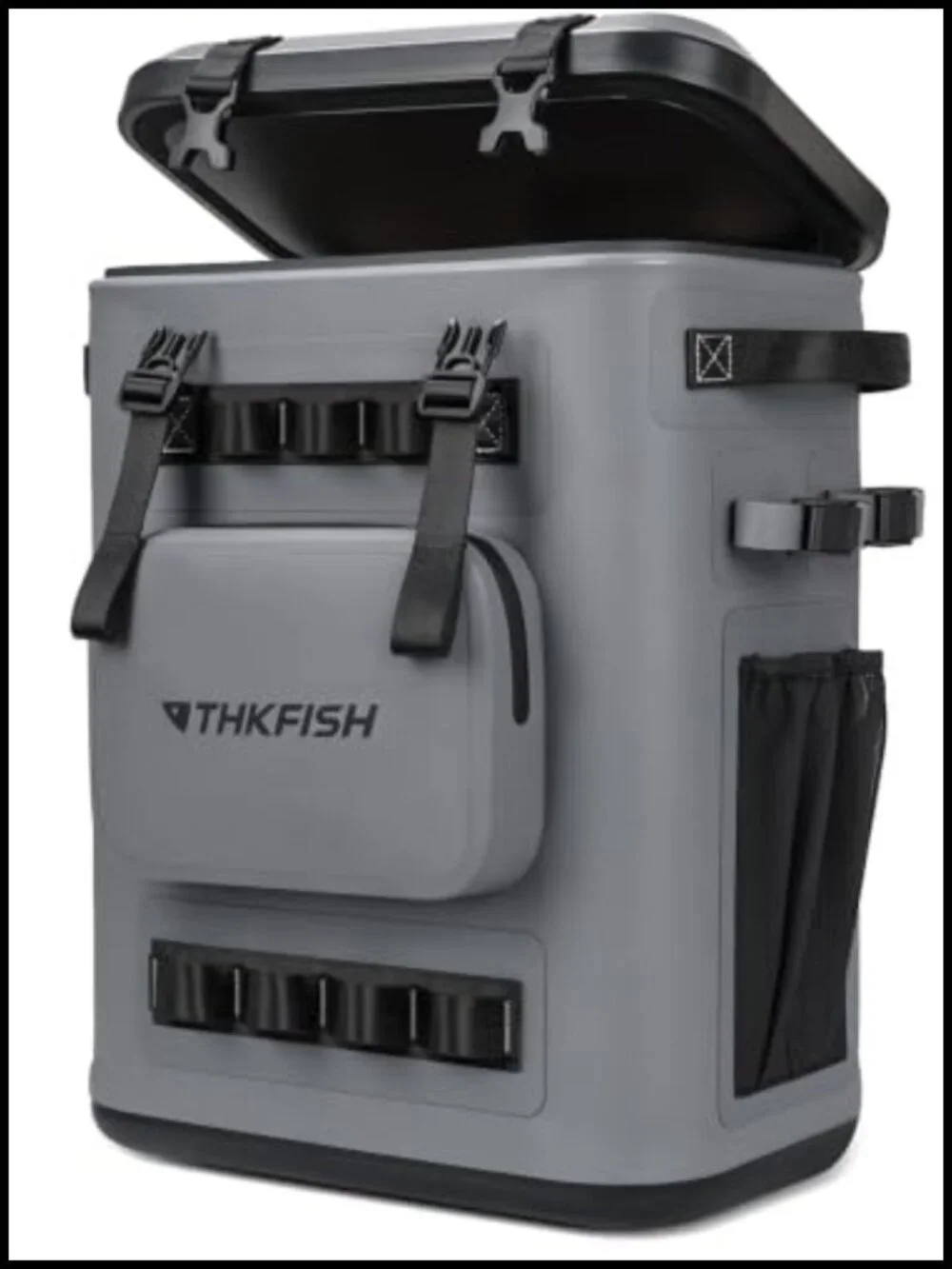 Magnetic Insulated Backpack Cooler for Camping Fishing 36 Can Capacity